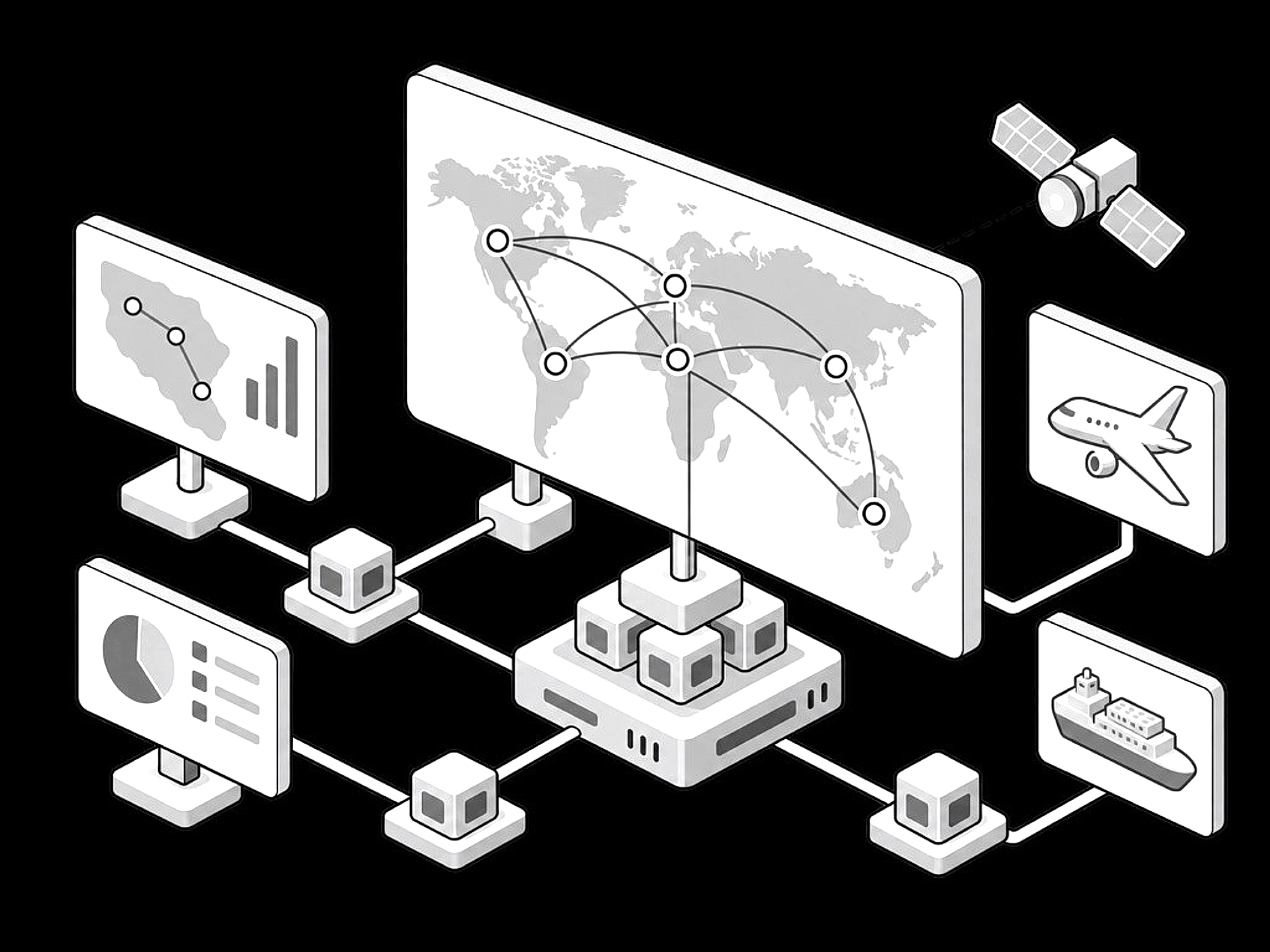 RectCore Deploy operations environment with global systems and on-site infrastructure