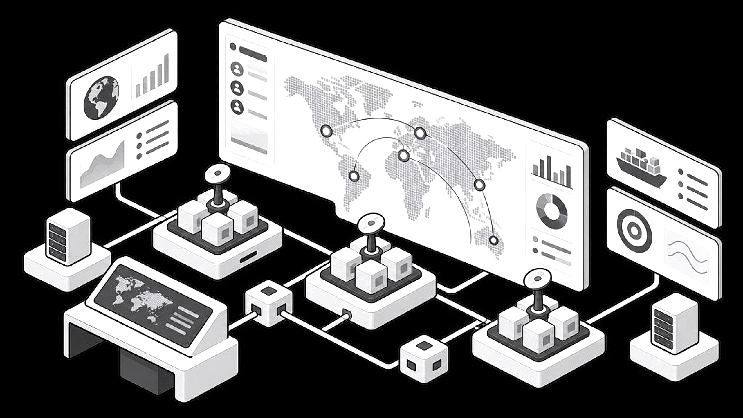 Global operational network connecting Africa, the United Kingdom and enterprise environments